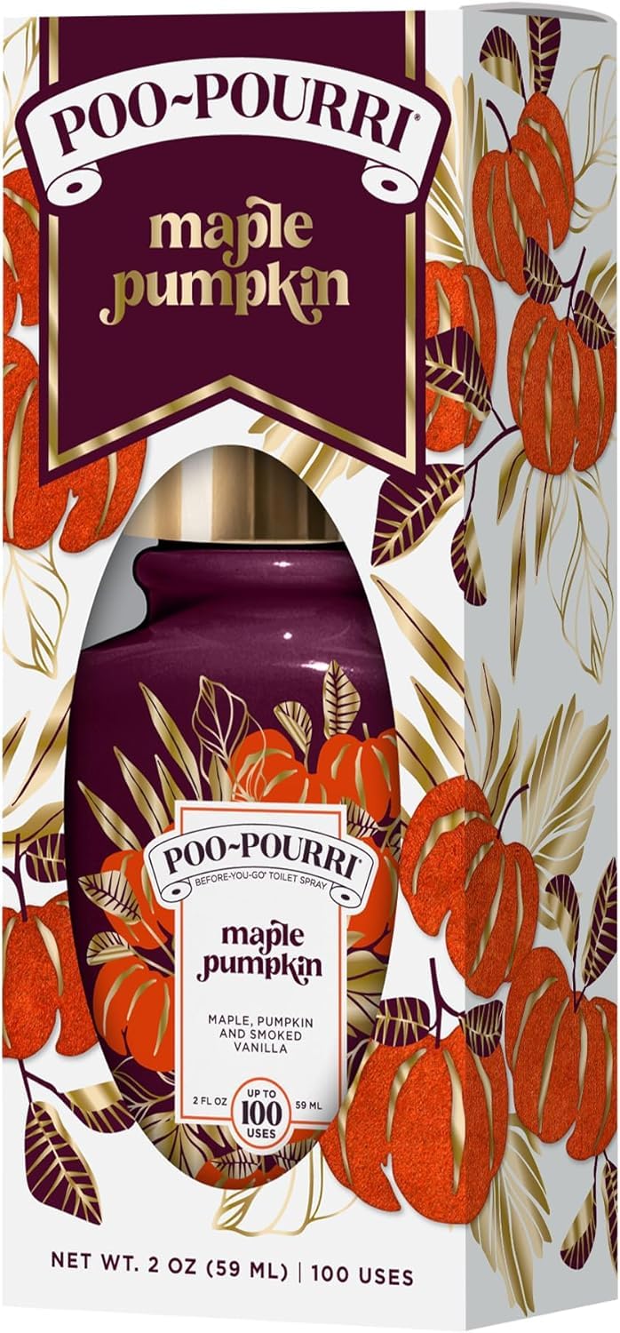 Amazon.com: Poo-Pourri Before-You-Go Toilet Spray, Maple Pumpkin